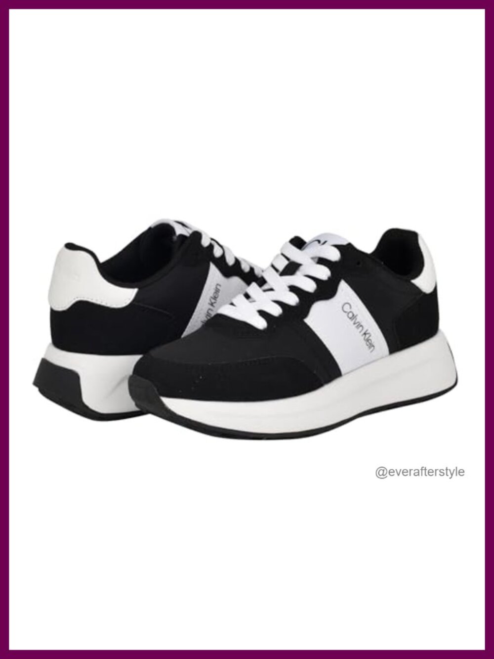 Platform Lace-Up Fashion Sneaker Faux Leather Casual